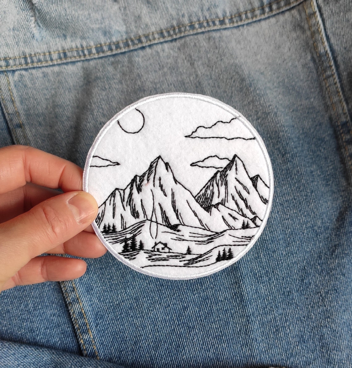 Mountain machine embroidery design hiking embroidery design  etsy Mountain machine embroidery design hiking embroidery design  etsy