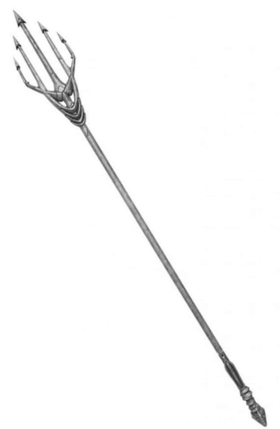 Justice League Aquaman Trident Etsy