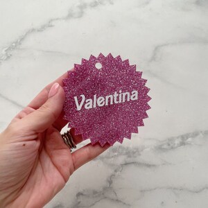 Acrylic Star Glitz Place Card | Wedding | Wedding Favour Place Cards | Baptism | Christening | Kids Favour Tags
