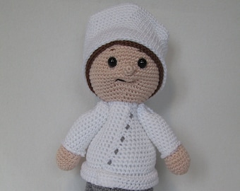 Chef Cuisinier, amigurumi, tutoriel de crochet en français