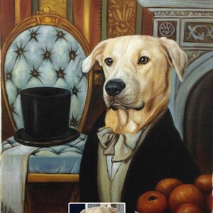 Custom Pet Portrait Hand Painted, Pet Oil Portrait, Pet Painting, Oil Painting, Dog Portrait, Cat Portrait, pet in clothes, pet in uniform
