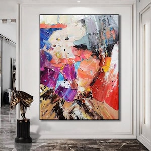 Original Large Canvas Wall Art, Hand Painted Texture Abstract Art, Extra Large Painting, Abstract Painting, Contemporary Original Painting