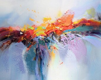 ③Art  / オリジナル アート 抽象画 抽象画アート No.008 カラーインク F0サイズ | kasui_artwork