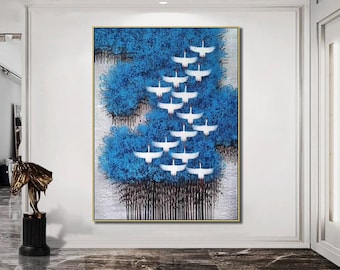 現代抽象アート、オリジナル抽象画、手描きオリジナルアート、大型抽象