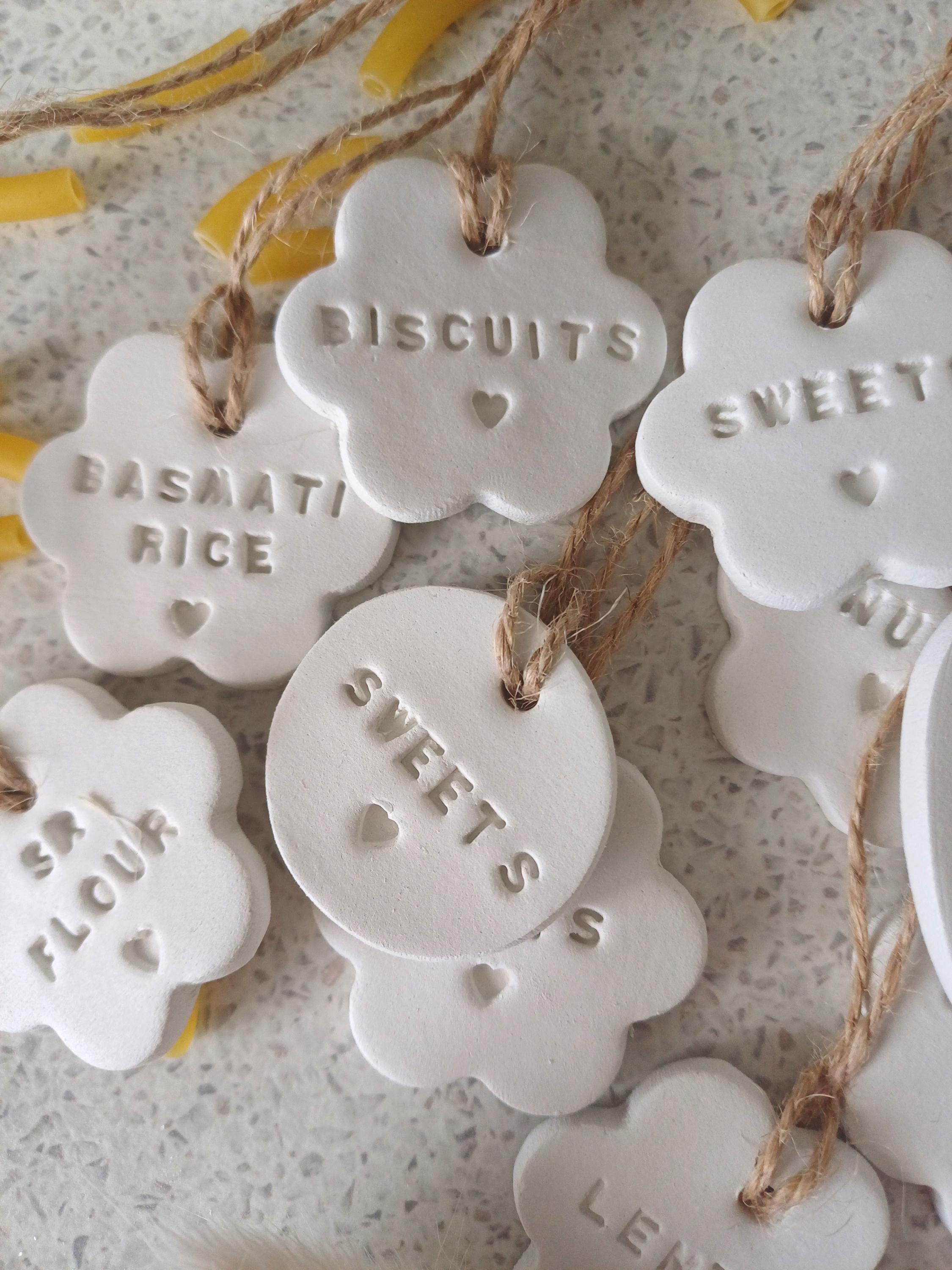 Kitchen Tags Personalised Kitchen Labels, Custom Pantry Storage Tags, Home Organiser ...