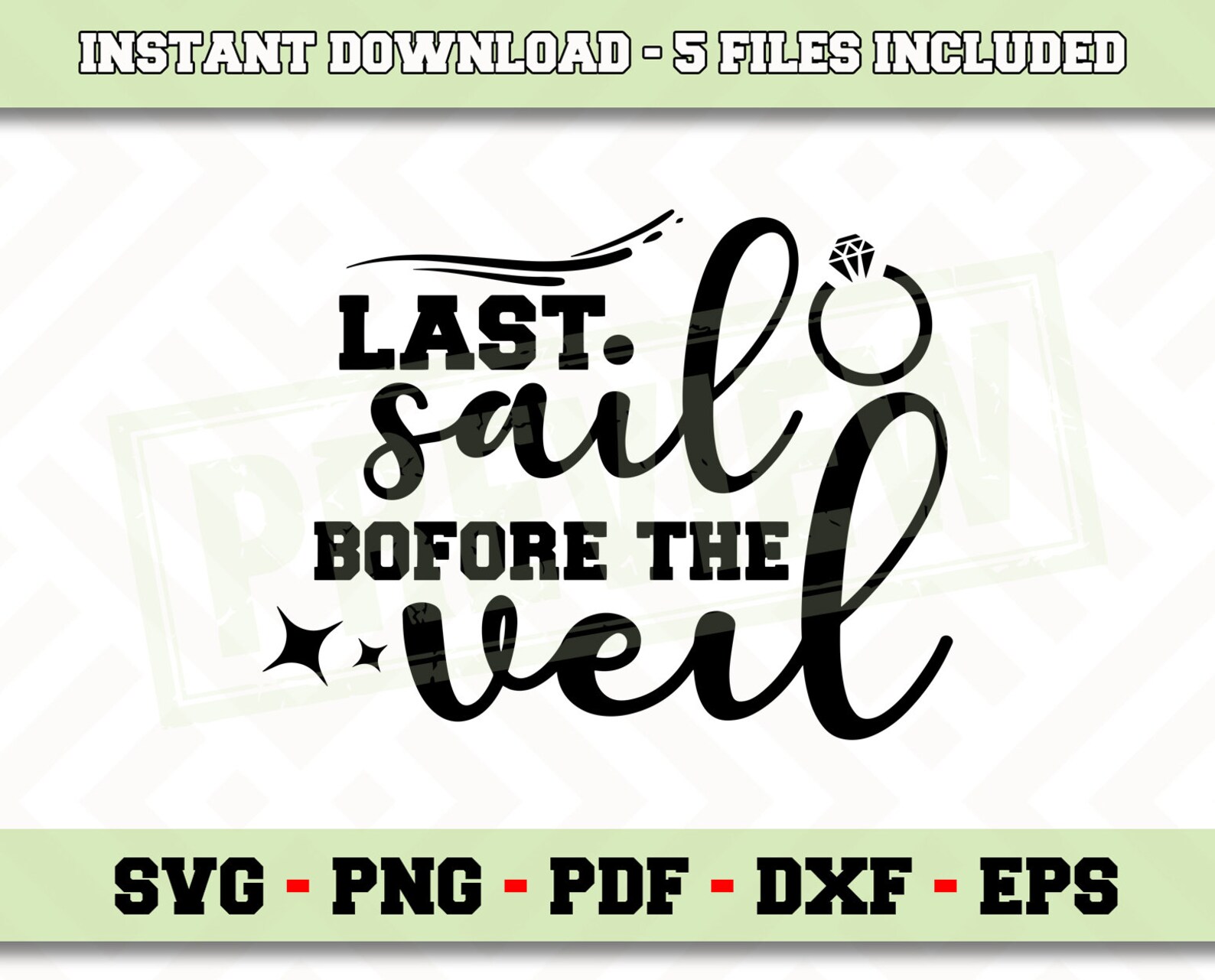 Last sail before the veil SVG File Instant Download Wedding | Etsy