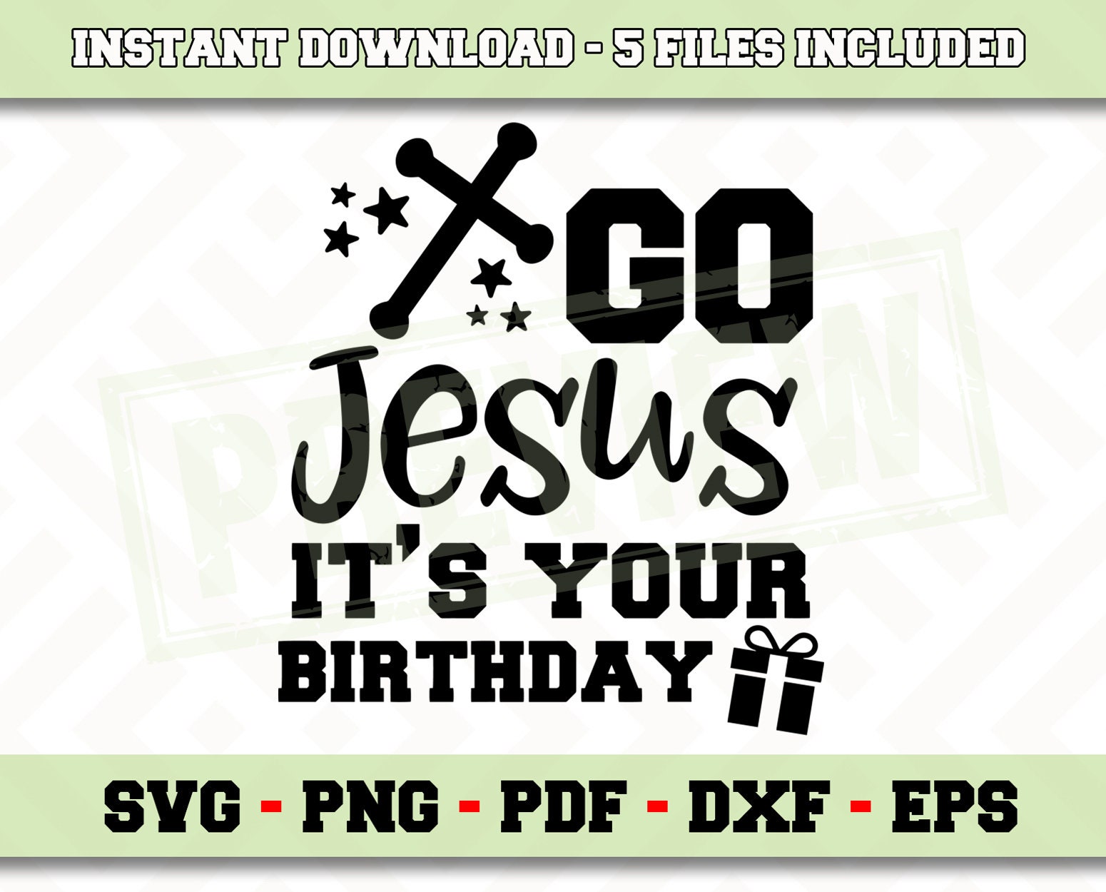 Go Jesus It&rsquo;s your birthday SVG File Instant Download | Etsy