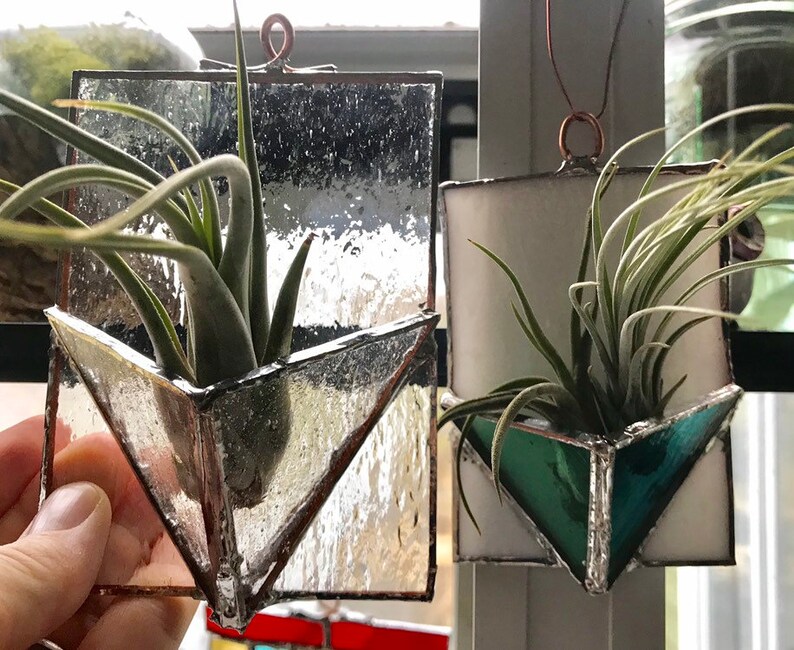 Stained Glass Air Plant Holder Large Version. Etsy
