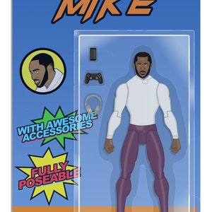 Digital Customised Portrait of an Action Figure