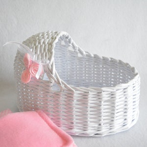 Doll Bed Waldorf Toys Montessori Toys Wicker Cradle Reborn Toddler Bed Bebe Reborn Bed Reborn Babies Bed