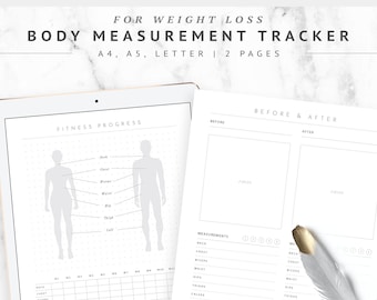 Male Body Chart Etsy
