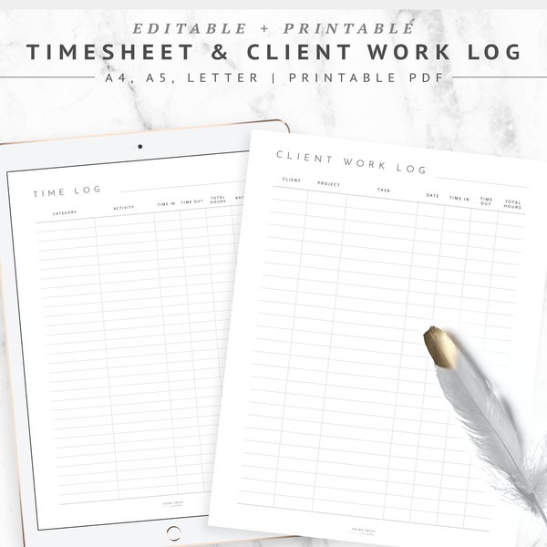 Client Task Tracker Printable Etsy