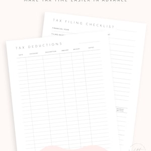 Small Business Bookkeeping Printable Pack, Accounting Template, Budget ...