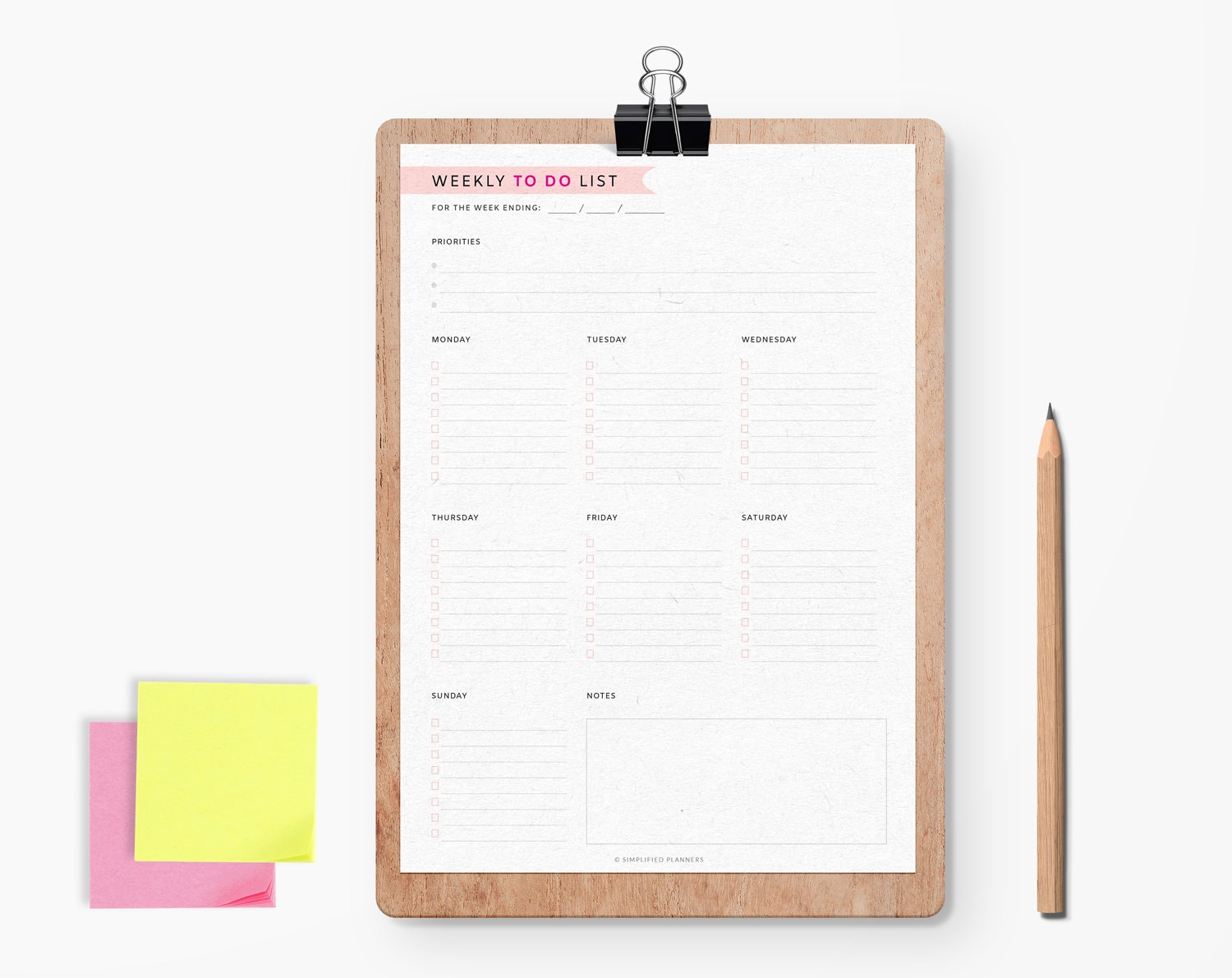 Weekly to Do List Printable Free Fillable Weekly Planner PDF - Etsy