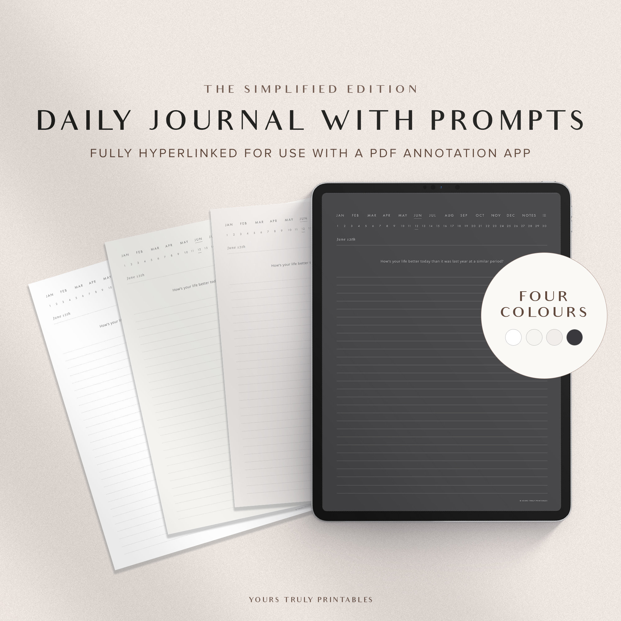 Couples & Relationship guided journal With Prompts 26 pages PDF, 8.5x11  Printable PDF COMMERCIAL Use