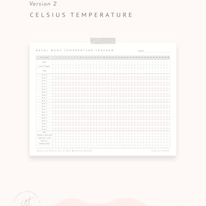 Printable Basal Body Temperature Chart PDF BBT Chart in Fahrenheit ...