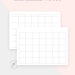 Blank Calendar Printable Large Undated Calendar Minimalist - Etsy