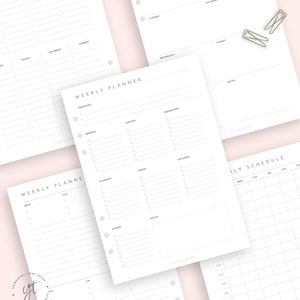 Weekly Planner Printable Kit, 14 Weekly Planners, Weekly to Do List ...
