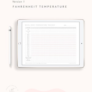 Printable Basal Body Temperature Chart PDF – BBT Chart in Fahrenheit ...
