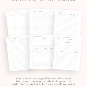 Small Business Planner Printable Template, Online Business Planner ...