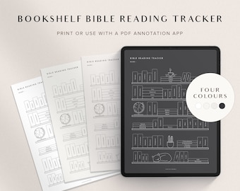 Printable Books of the Bible Coloring Pages, Bible Reading Tracker, Printable Bible Reading Log, Bible Bookshelf, GoodNotes Bible Checklist