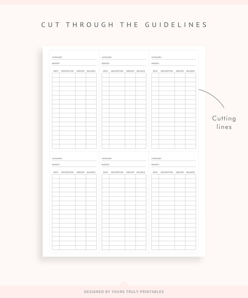 cash envelope system labels template dave ramsey cash etsy