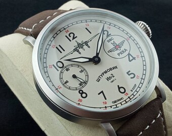 Reloj molnija | Etsy Reloj Ruso Raketa para Hombre Reloj de Pulsera Masson USSR