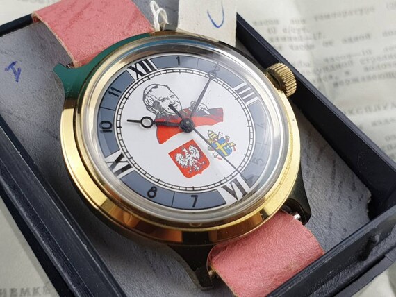 NOS Watch Vostok Pope John Paul 2