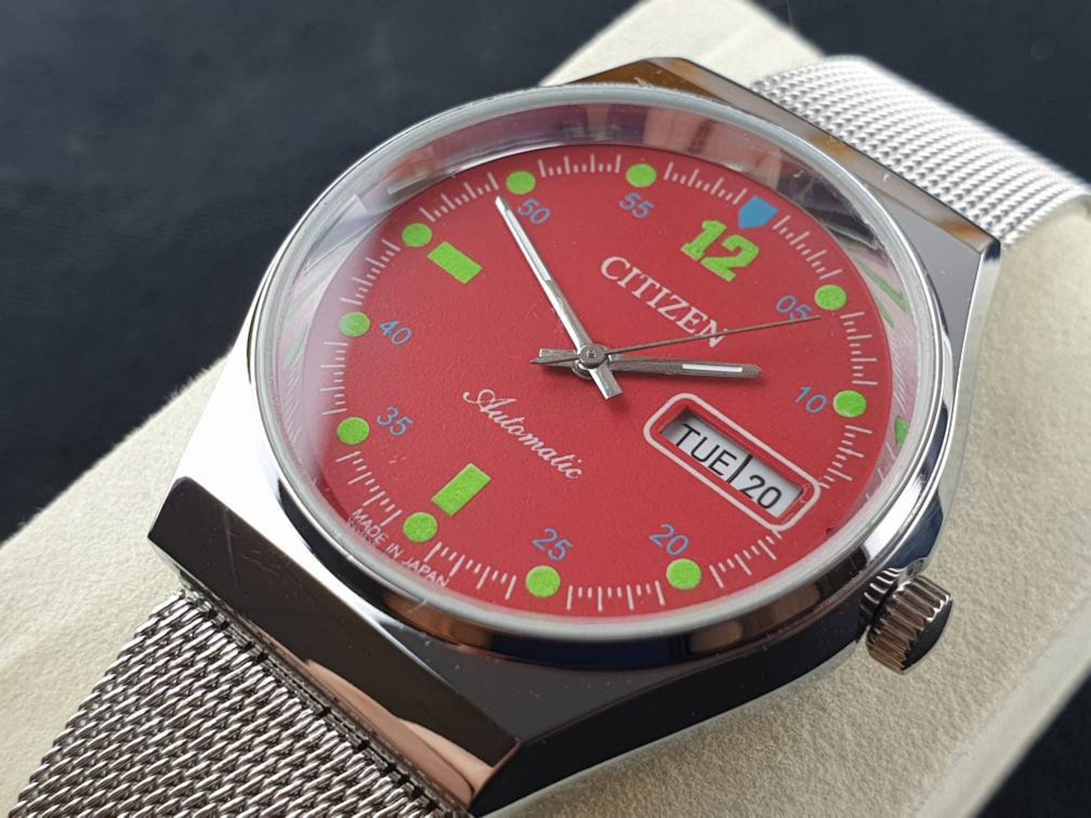 Vintage automatic japanese watch Citizen Etsy