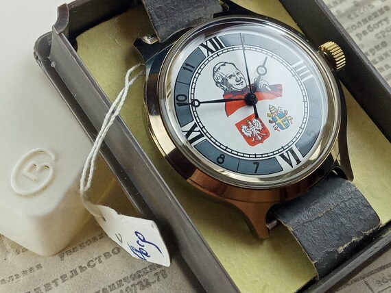 NOS Watch Vostok Pope John Paul 2