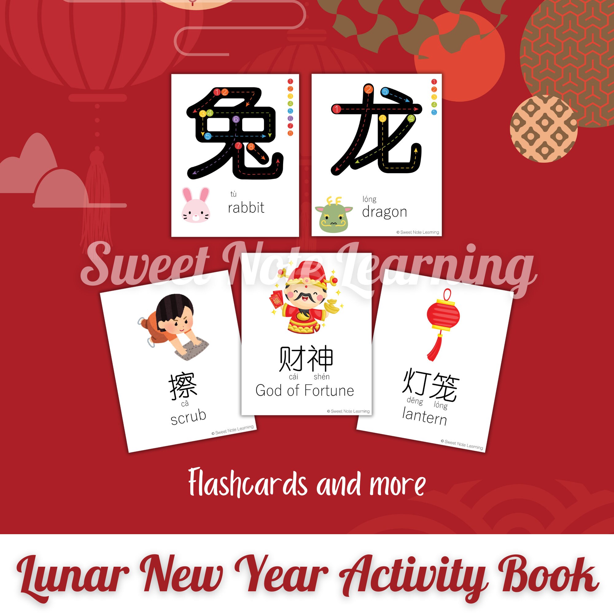Chinese New Year Activity Book [mandarin] – Printable Worksheets With ...