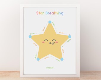 Posters met kalmerende hulpmiddelen – afdrukbare copingstrategiekaart voor kinderen (Engelse versie)