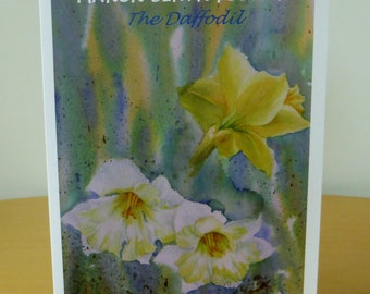 Birth flower March card