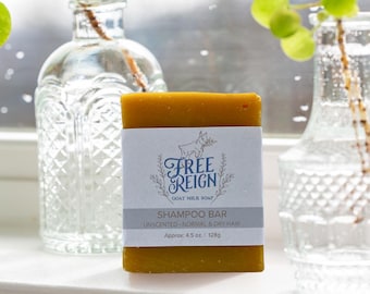Goat Milk Shampoo Bar Shampoo Bar Soap Goats Milk Shampoo bar soap castor oil eco friendly shampoo