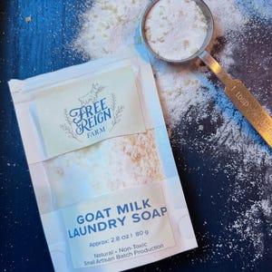 Goat Milk Laundry Soap Natural Laundry Soap that actually works laundry powder powerful goat milk soap for clothes.  Travel Size