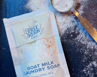 Goat Milk Laundry Soap Natural Laundry Soap that actually works laundry powder powerful goat milk soap for clothes.  Travel Size