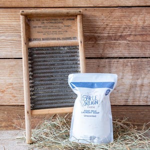Goat Milk Laundry Soap Natural Laundry Soap that actually works laundry powder powerful goat milk soap for clothes stain removal immagine 2
