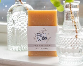 Pooch Shampoo made with Goat Milk and Castor Oil