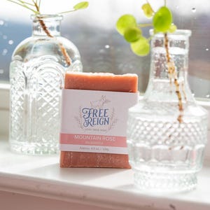 Rose and Facial Mask Clay Goat Milk Soap  All Natural Soap, Handmade Soap, Homemade Soap, Handcrafted Soap, Essential Oil Soap