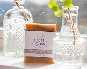 Cinnamon Spice Goat Milk Soap  All Natural Soap, Handmade Soap, Homemade Soap, Handcrafted Soap, Essential Oil Soap