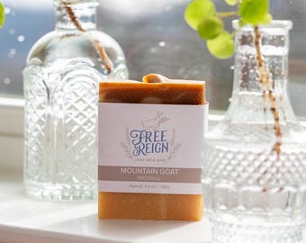 Patchouli Goat Milk Soap  All Natural Soap, Handmade Soap, Homemade Soap, Handcrafted Soap, Essential Oil Soap