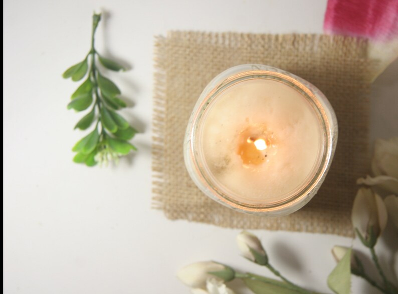 Sandalwood Wood Wick Soy Mason Jar Candle Handpoured Candle Etsy