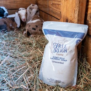 Goat Milk Laundry Soap Natural Laundry Soap that actually works laundry powder powerful goat milk soap for clothes stain removal immagine 7