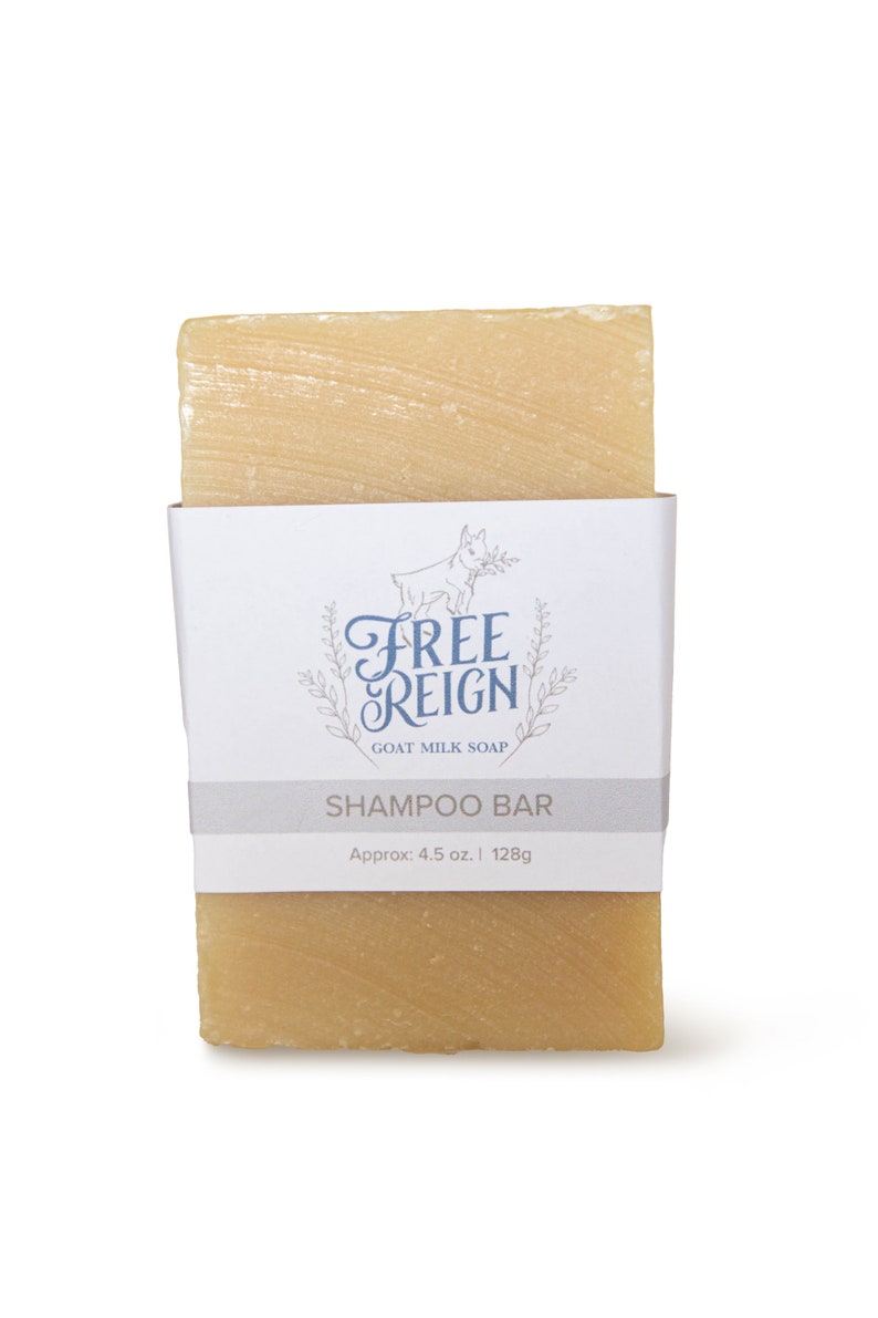 Goat Milk Shampoo Bar Shampoo Bar Soap Goats Milk Shampoo bar soap castor oil eco friendly shampoo image 1