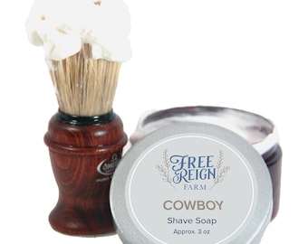 Old Fashioned Shaving Soap with real Goat Milk