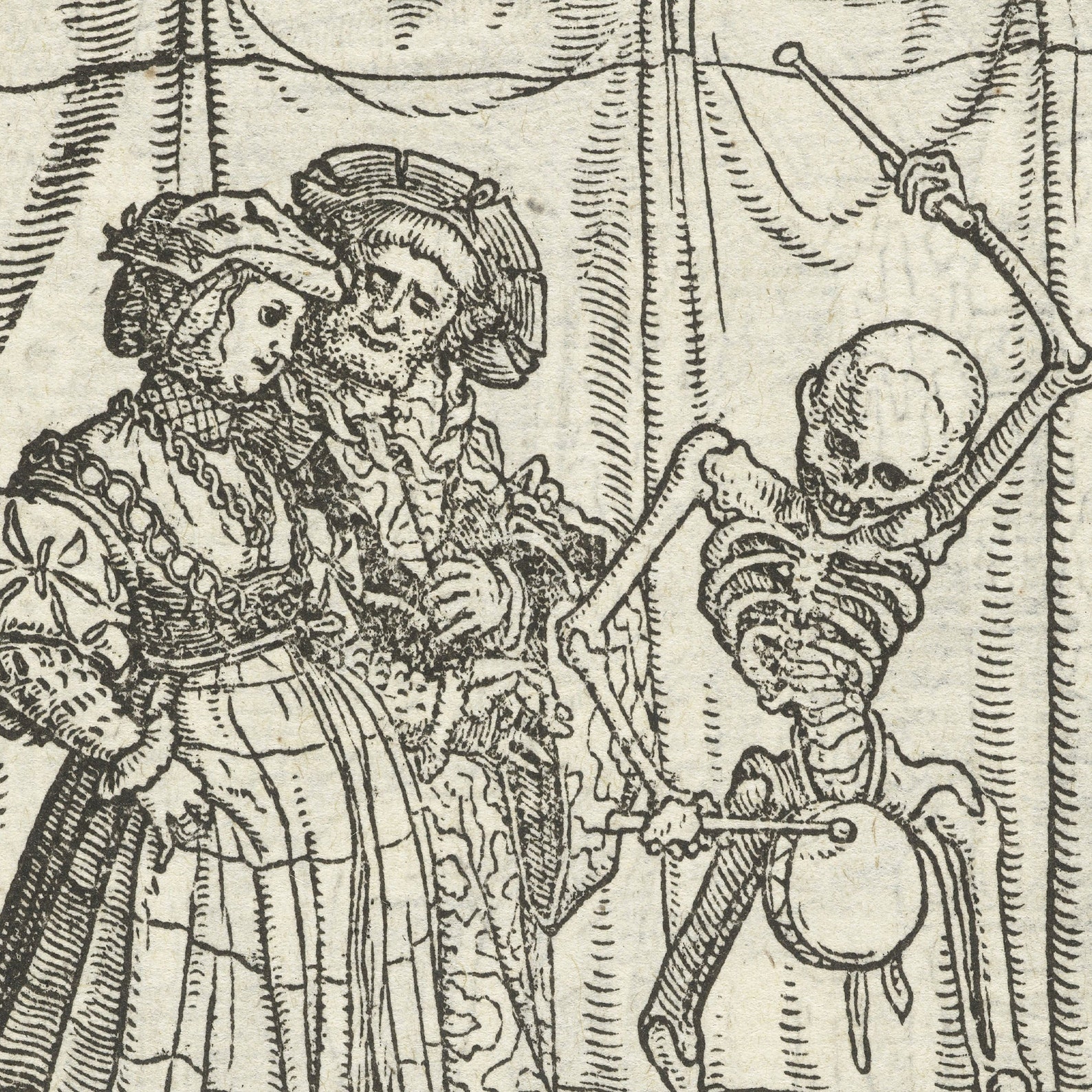 Danse Macabre by Hans Holbein Two Vintage Medieval Etsy