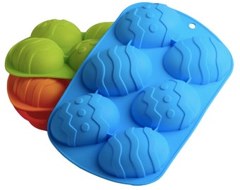 Easter Egg Shape Silicone Moulds Chocolate Mould Cake Dough Baking Ice Cube Tray