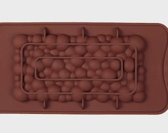 MOLDE DE BARRA DE CHOCOLATE, Molde para hornear, Suministros para panaderos, Decoración de pasteles, Molde para dulces, Suministros únicos para hornear, Envío rápido, Shapem