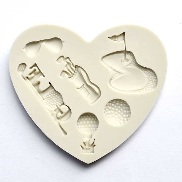 Golf Ball and Tee Chocolate Mold Etsy