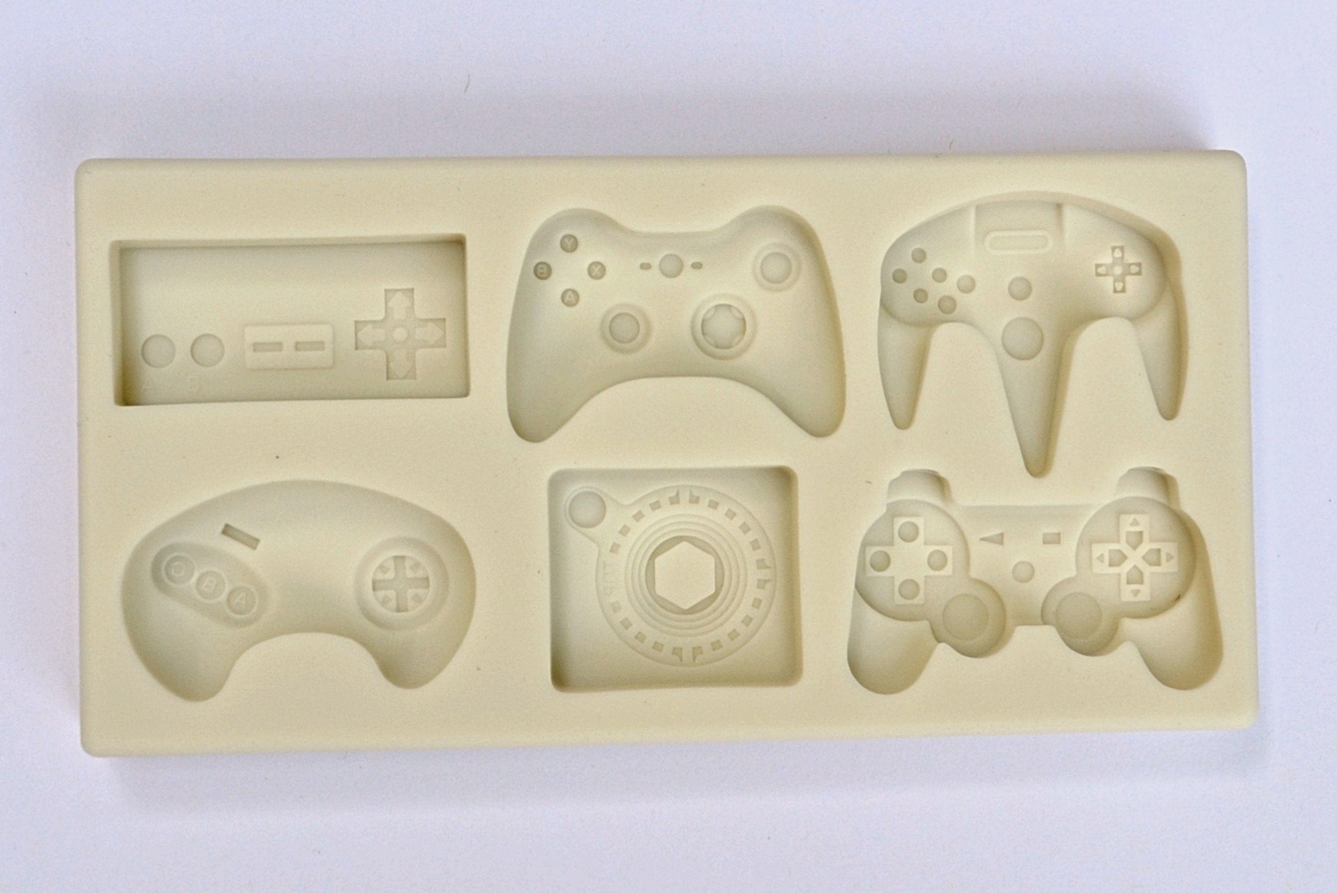 Playstation, XBox, Nintendo Game Controller Inspired Keychain Mold - T -  Resin Rockers